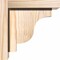 Ekena Millwork Newport Smooth Corbel w/Backplate, Douglas Fir, 5 1/2"W x 8"D x 8"H COR06X08X08NEW01SDF - alternate 3